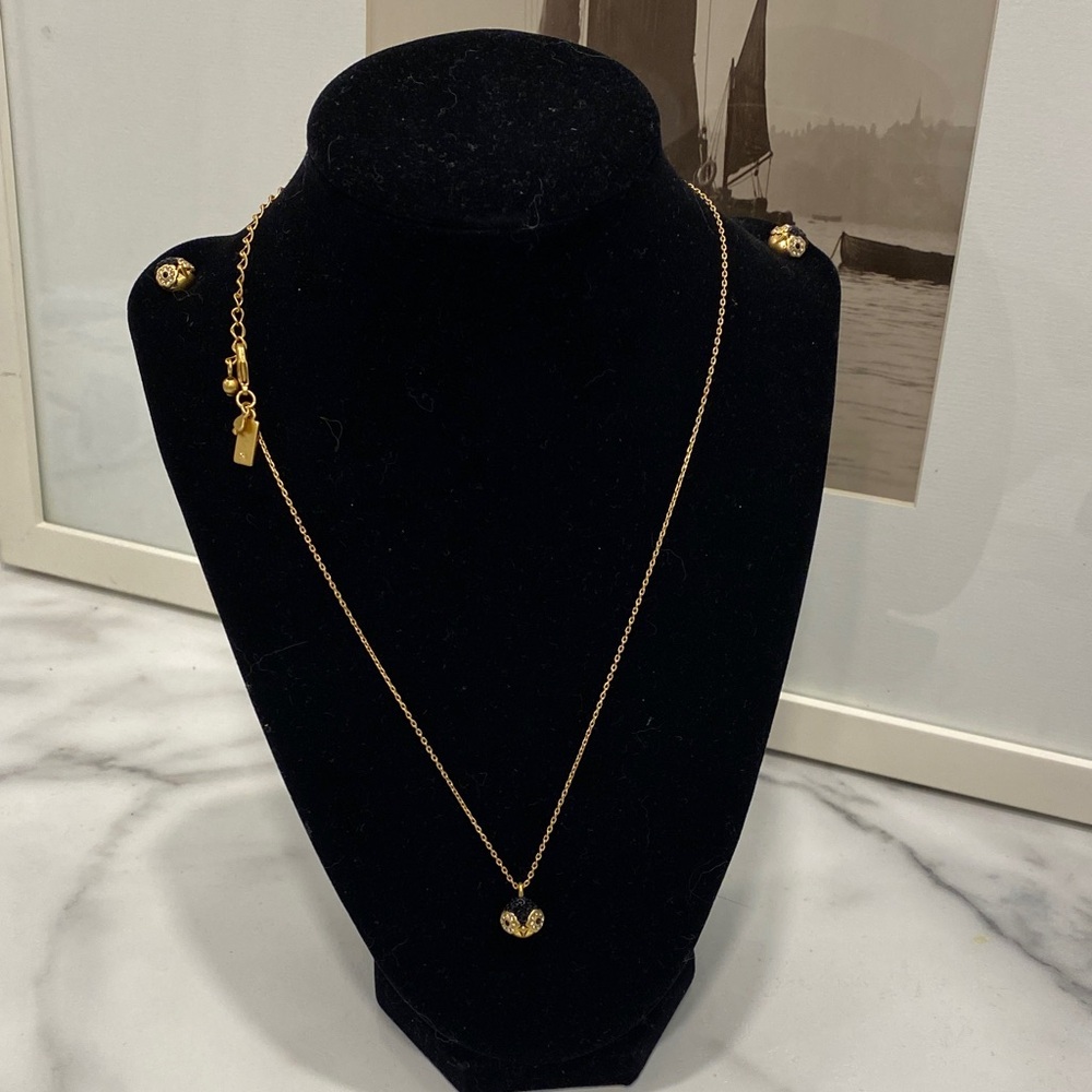 Whimsical Kate Spade Luxe Penguin Necklace & Earrings Set – Coquette - Picture 2 of 13